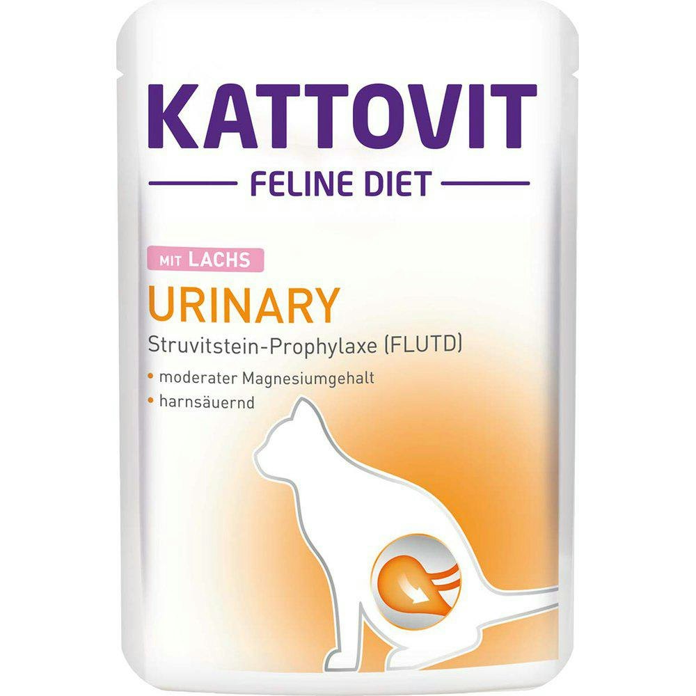 Framsidan av Kattovit Feline Diet Uninary Lax.