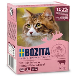 Bozita Katt Tetra Bitar i Gelé Nötfärs - 370 g