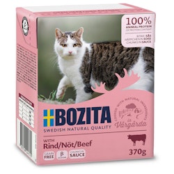 Bozita Katt Tetra Bitar i Sås Med Nötkött - 370 g