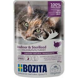 Bozita Indoor & Sterilised Kalkon i Gelé - 85 g