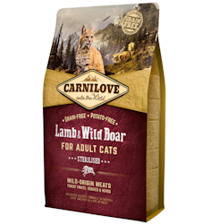 Carnilove Cat Lamb & Wild Boar Adult - 2 kg