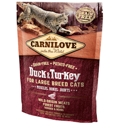 Carnilove Cat Duck & Turkey Large Breed - 400 gram