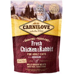 Carnilove Cat Fresh Chicken & Rabbit Adult - 400 gram