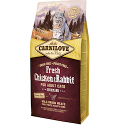 Carnilove Cat Fresh Chicken & Rabbit Adult - 6 kg