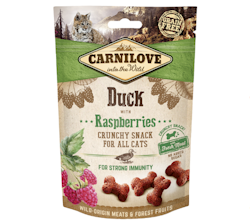 Carnilove Cat Crunchy Snack Duck with Raspberries - 50 gram