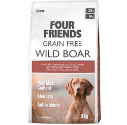 Four Friends Grain Free Wild Boar - 3 kg