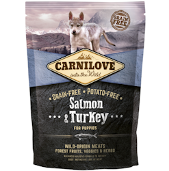 Carnilove Dog Salmon & Turkey Puppy - 1,5 kg