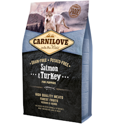 Carnilove Dog Salmon & Turkey Puppy - 4 kg