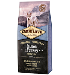 Carnilove Dog Salmon & Turkey Puppy - 12 kg