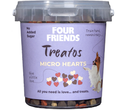 FourFriends Dog Treatos Micro Hearts - 500 gram