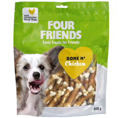 FourFriends Dog Bone N´ Chicken - 400 gram