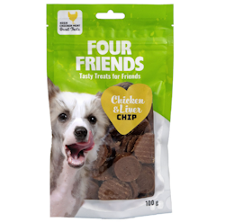 FourFriends Dog Chicken & Liver Chip - 100 gram