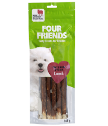 FourFriends Dog Twisted Stick Lamb 25cm - 5 st