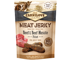 Carnilove Dog Meat Jerky Beef & Beef Muscle Fillet - 100 gram