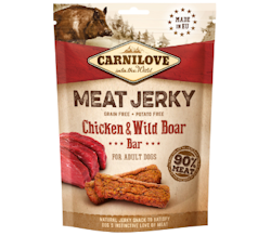 Carnilove Dog Meat Jerky Chicken & Wild Boar Bar - 100 gram