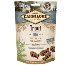 Carnilove Dog Semi Moist Snack Trout with Dill - 200 gram