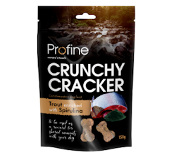 Profine Dog Crunchy Crackers Trout with Spirulina - 150 gram