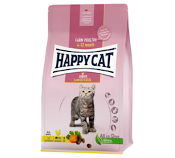 HappyCat Junior Fågel - 1,3 kg