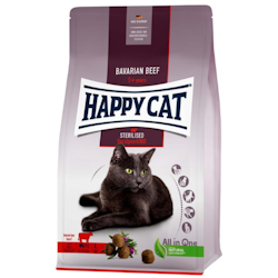 HappyCat Adult sterilised Nötkött - 1,3 kg