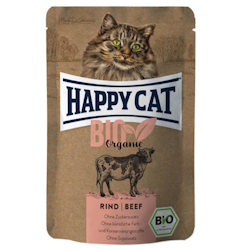 HappyCat våt - Bio Organic - nötkött - 85g