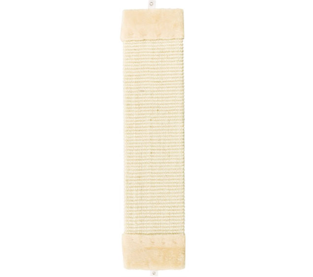 En beige klösbräda som används för väggmontering.