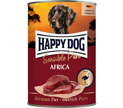 HappyDog konserv - Africa - 100% struts - 400 g