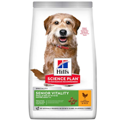 Hills Science Plan Canine Senior Vitality Small & Mini Chicken - 1,5kg