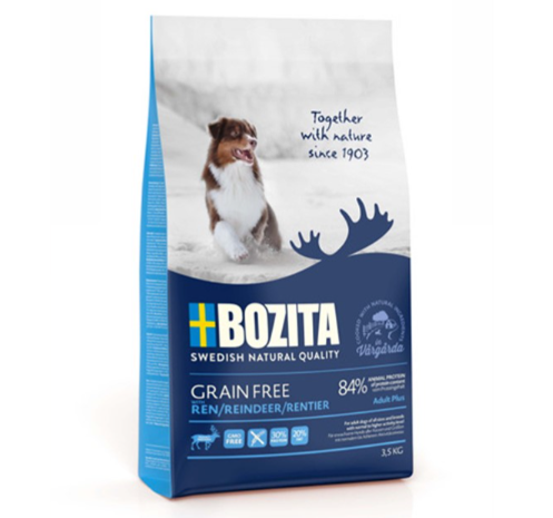 Framsidan av förpackningen för Bozita Grain Free Ren