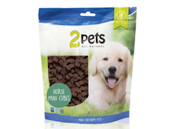 2pets Dogsnack Horse MiniCubes - 400 g