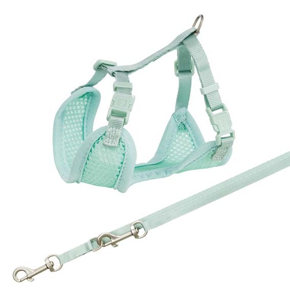 Junior mjuk hundsele med koppel - S-M: 26-34 cm/10 mm, 2 m