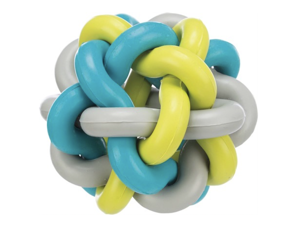 Hundleksak Knutboll Gummi - 7 cm
