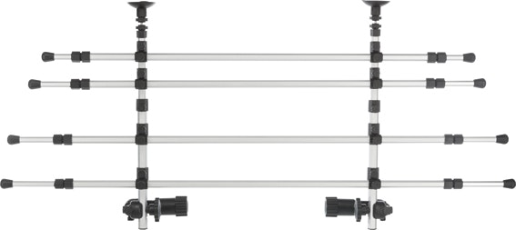 Lastgaller till bil aluminium - b: 105-172 cm h: 46-60 cm