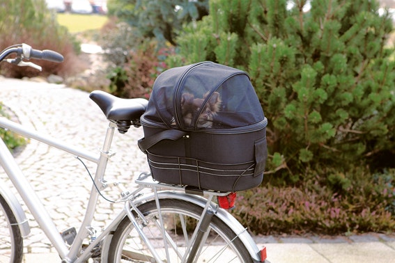 Cykelkorg för pakethållare med nät - 29×42x48cm