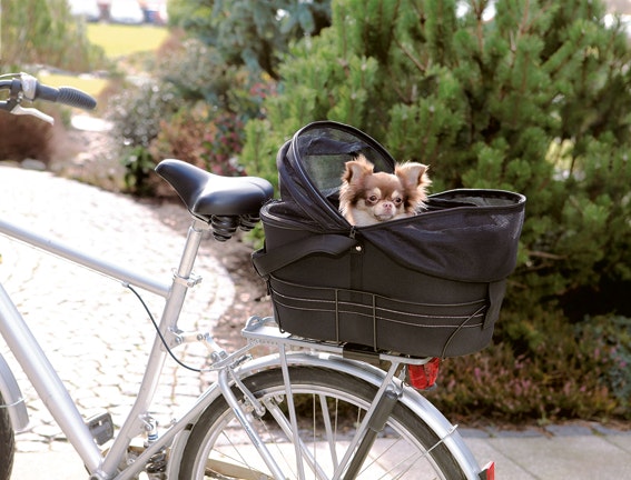 Cykelkorg för pakethållare med nät - 29×42x48cm