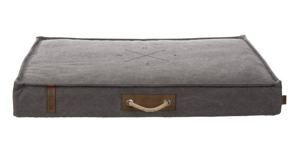 BE NORDIC hunddyna Föhr, mörkgrå - 100 × 70 cm