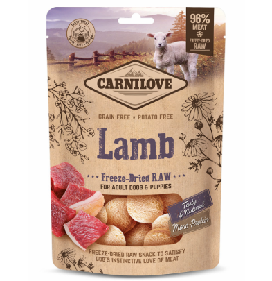 Carnilove Freeze-Dried Raw Snacks Lamb - 600 g