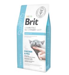 Brit Veterinary Cat Obesity Chicken & Pea - 5 kg