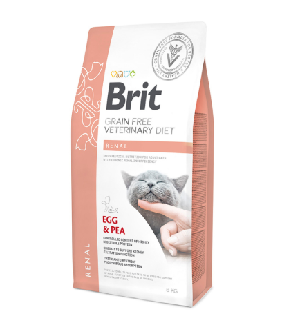 Brit Veterinary Cat Renal Egg & Pea - 400 gram