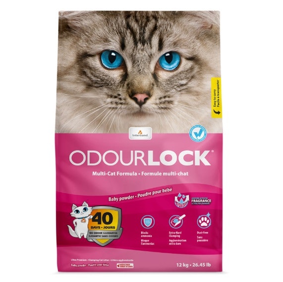 Framsidan av Intersand Odour Lock Baby Powder - 12 kg.
