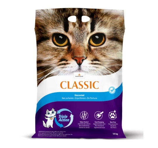 Framsidan av Intersand Classic Unscented - 14 kg.
