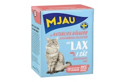 Mjau bitar i sås med lax - 380 gram