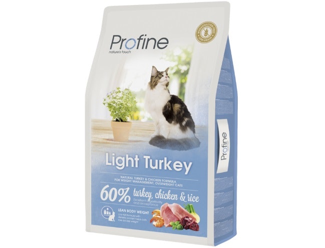 Framsidan av Profine Cat Light Turkey.