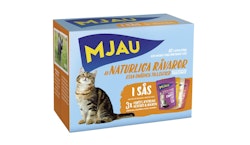 Mjau Multipack Kött i Sås - 12x85 gram