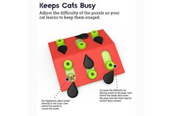 Petstages Cat Puzzle & Play Melon Madness