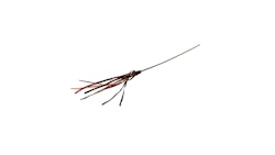 Kattvippa med läderband - 65 cm