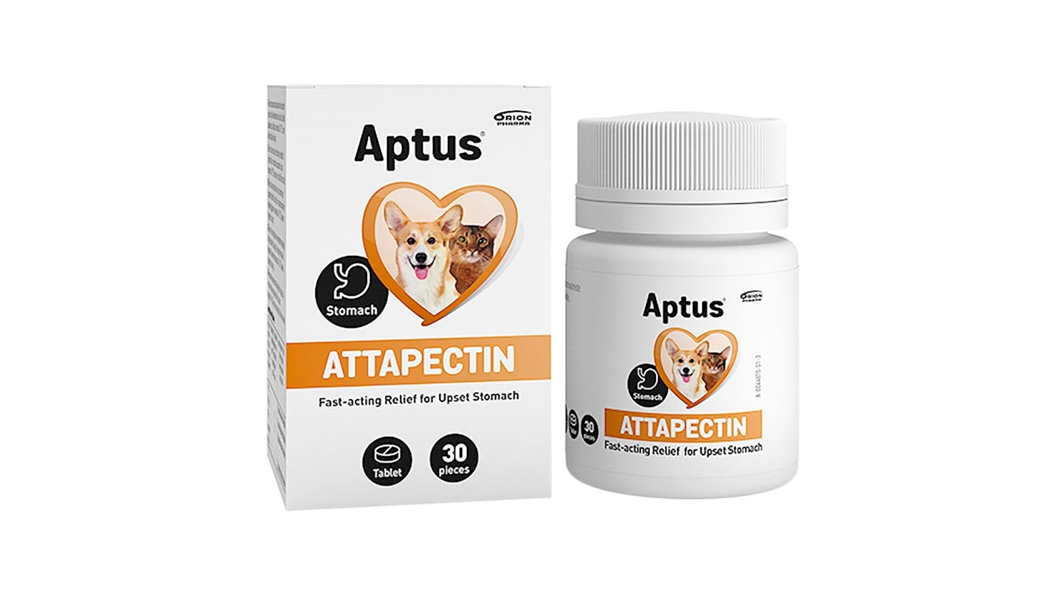 Aptus Attapectin och dess förpackning.