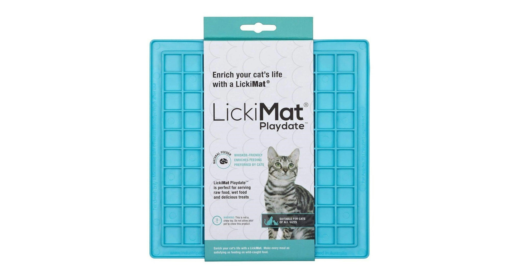 Lickimat Cat Playdate - 20x20 cm