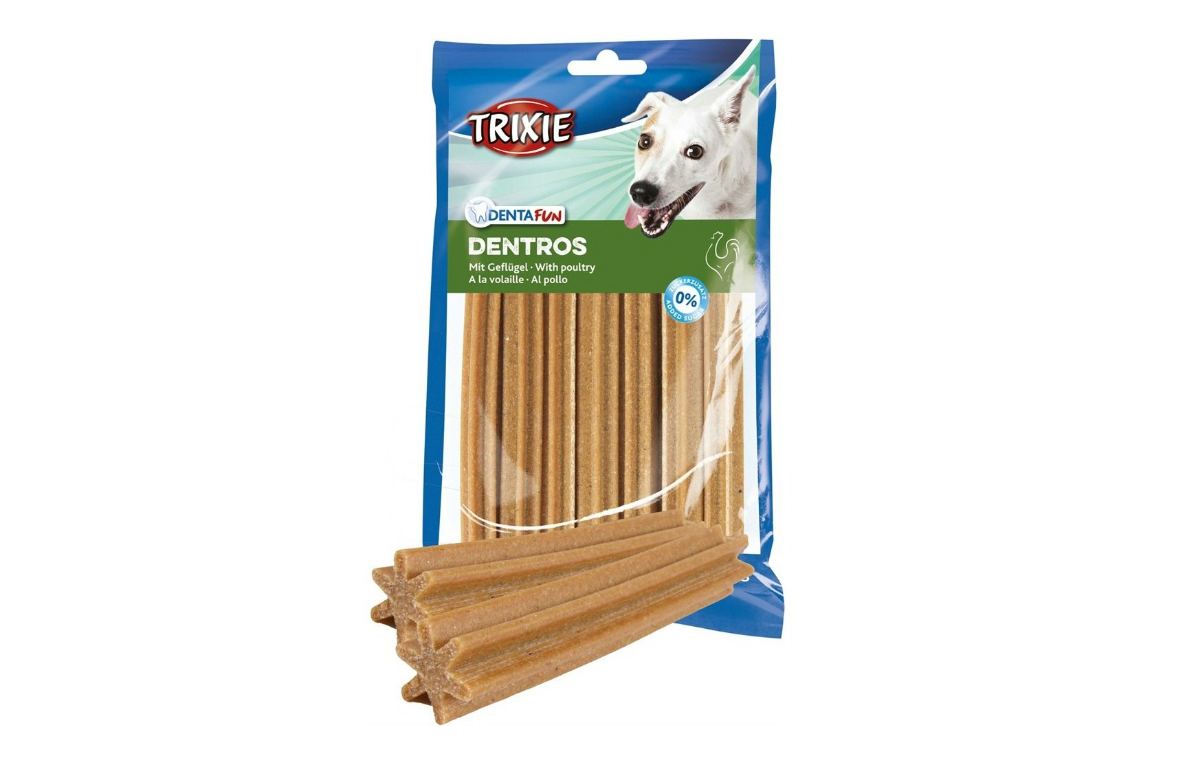 Framsidan av Denta Fun Dentros.
