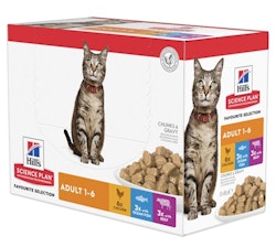 Hills Feline Adult Chicken, Beef & Ocean Fish - 96x85g