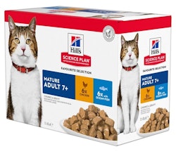 Hills Science Plan Feline Mature Chicken & Ocean Fish - 96x85g